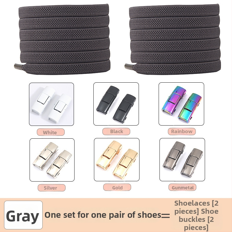 PC046 Batų raištelių fiksavimo sistema – elastinė, be rišimo, tinka sportbačiams, odiniams batams, aulinėms, kasdieniams ir audiniams – ilgis 1 m – Jin Ying