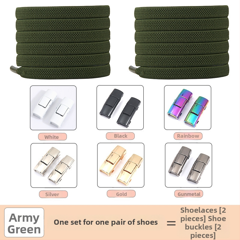 PC046 Batų raištelių fiksavimo sistema – elastinė, be rišimo, tinka sportbačiams, odiniams batams, aulinėms, kasdieniams ir audiniams – ilgis 1 m – Jin Ying