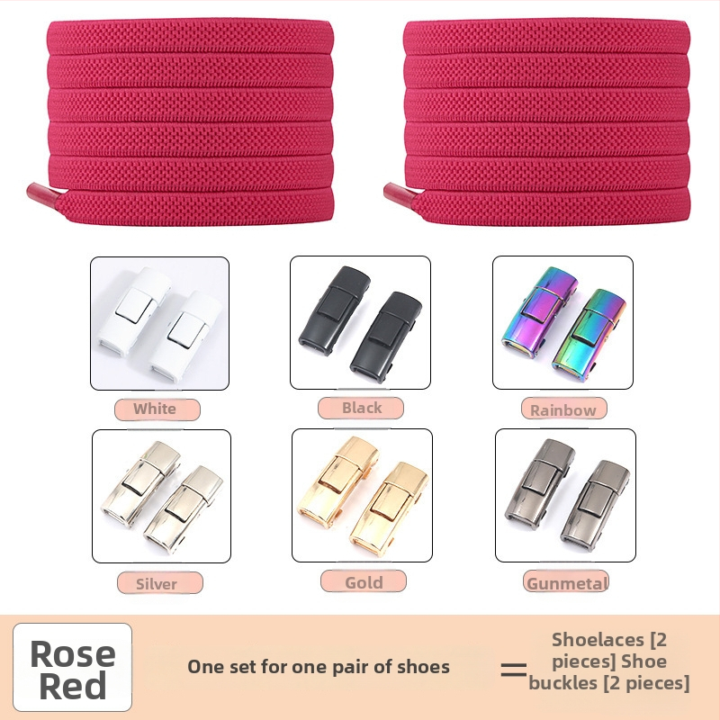 PC046 Batų raištelių fiksavimo sistema – elastinė, be rišimo, tinka sportbačiams, odiniams batams, aulinėms, kasdieniams ir audiniams – ilgis 1 m – Jin Ying