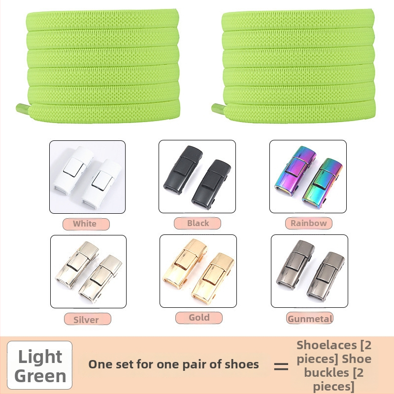 PC046 Batų raištelių fiksavimo sistema – elastinė, be rišimo, tinka sportbačiams, odiniams batams, aulinėms, kasdieniams ir audiniams – ilgis 1 m – Jin Ying