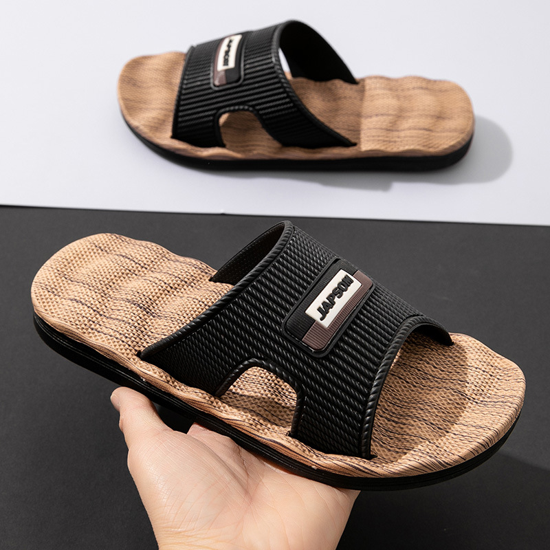 Japsom papuci casual pentru bărbați, partea superioară din PVC, talpă EVA