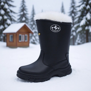 Cizme de zăpadă - înalte, căptușite cu lână, talpă groasă, impermeabile, unisex