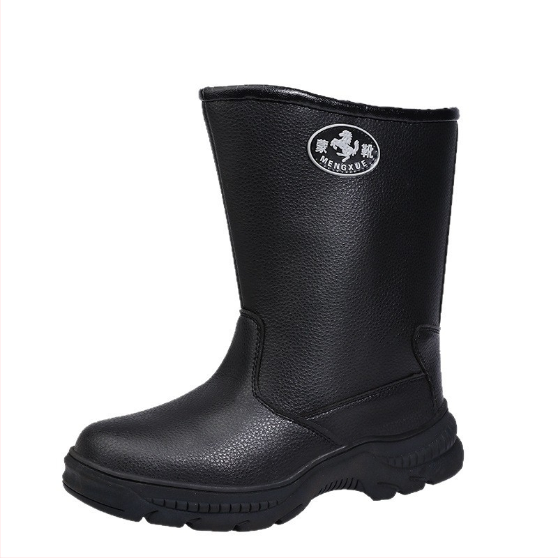 Cizme de zăpadă - înalte, căptușite cu lână, talpă groasă, impermeabile, unisex