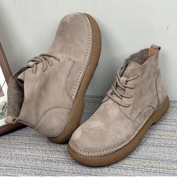 Мъжки ботуши Мартин - PU горна част, PU стелка, инжекционно оформена подметка, нисък квадратен ток 1–3 см (есен 2025)