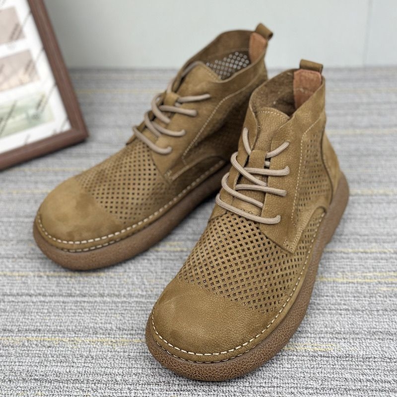 Мъжки ботуши Мартин - PU горна част, PU стелка, инжекционно оформена подметка, нисък квадратен ток 1–3 см (есен 2025)