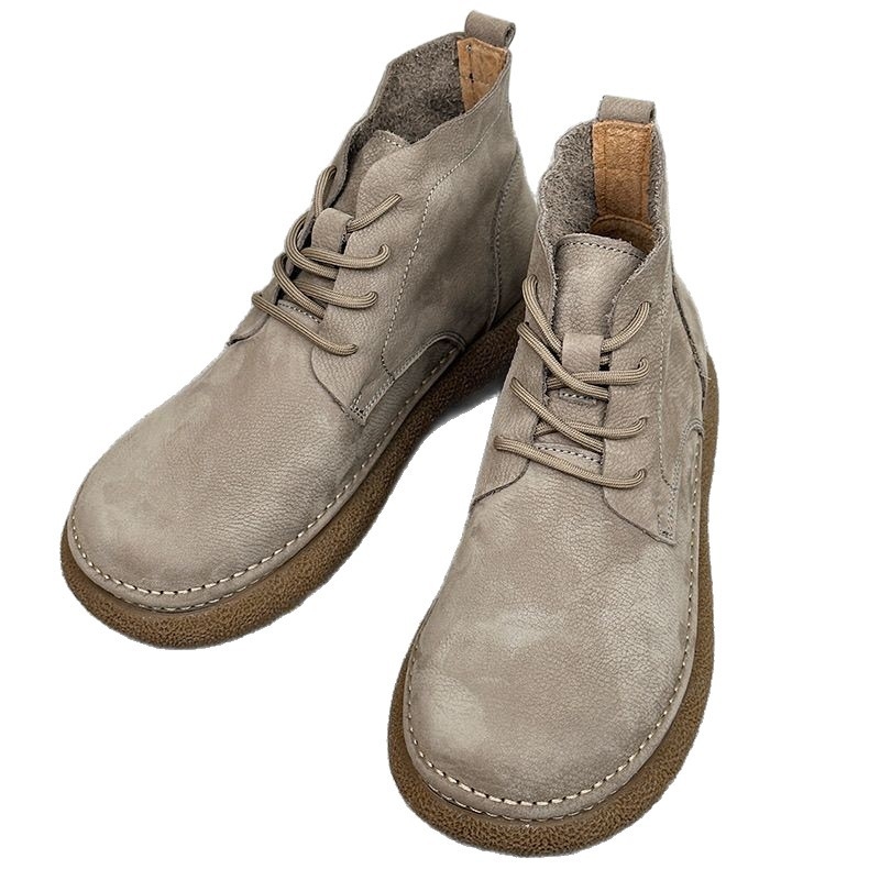 Мъжки ботуши Мартин - PU горна част, PU стелка, инжекционно оформена подметка, нисък квадратен ток 1–3 см (есен 2025)