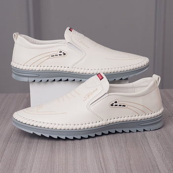 Jeter Leopard férfi mindennapi mokaszín - TPR talp, PU felsőrész, kerek orr, légáteresztő és csúszásmentes