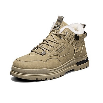 Meeste Martin botid, PU ülaosa, sünteetiline lühikese plüüsi vooder, PU talla, soojad ja libisemiskindlad