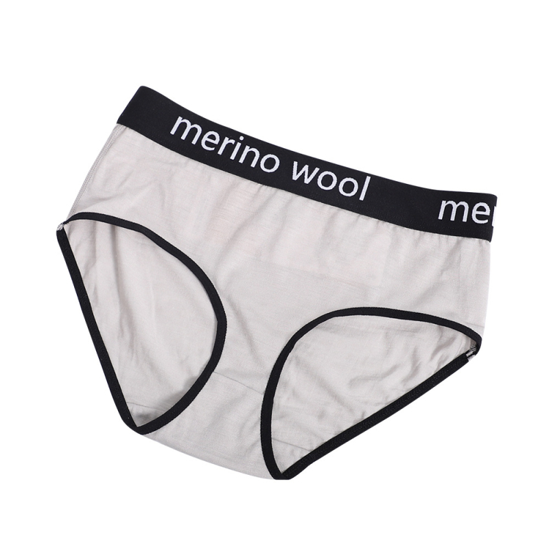 Naiste meriinovillast aluspüksid – õhukesed sportlikud aluspüksid, madal vöökoht, 100% meriinovill