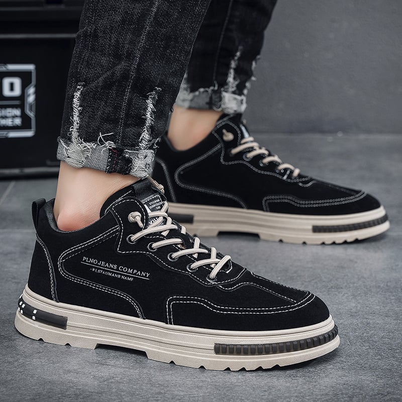 Мъжки есенни предпазни обувки за работа, проветрими, PU горна част, EVA стелка, дебела подметка