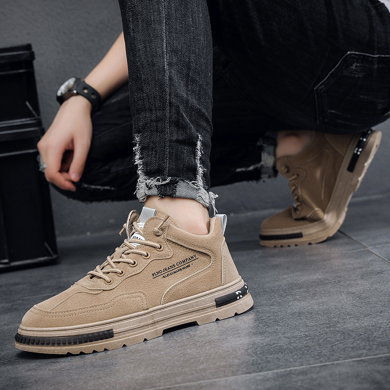 Мъжки есенни предпазни обувки за работа, проветрими, PU горна част, EVA стелка, дебела подметка