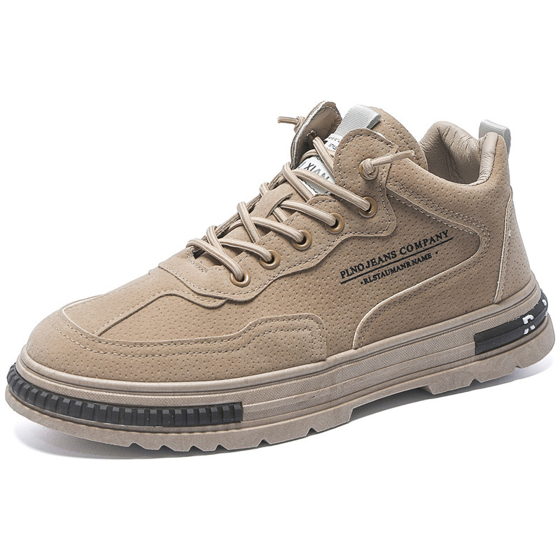 Мъжки есенни предпазни обувки за работа, проветрими, PU горна част, EVA стелка, дебела подметка