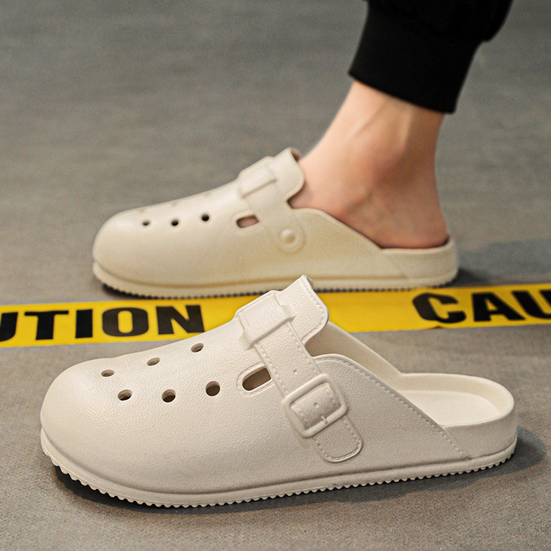 Ανδρικές παντόφλες με κλειστό δάχτυλο, EVA σόλα και EVA άνω μέρος, νεανικό στυλ, φθινόπωρο 2025