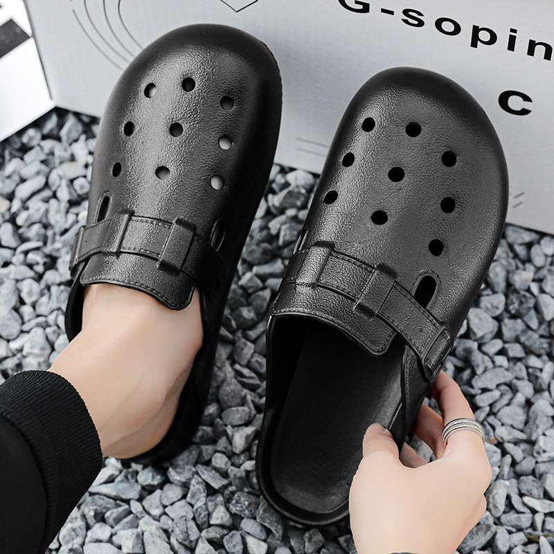 Ανδρικές παντόφλες με κλειστό δάχτυλο, EVA σόλα και EVA άνω μέρος, νεανικό στυλ, φθινόπωρο 2025