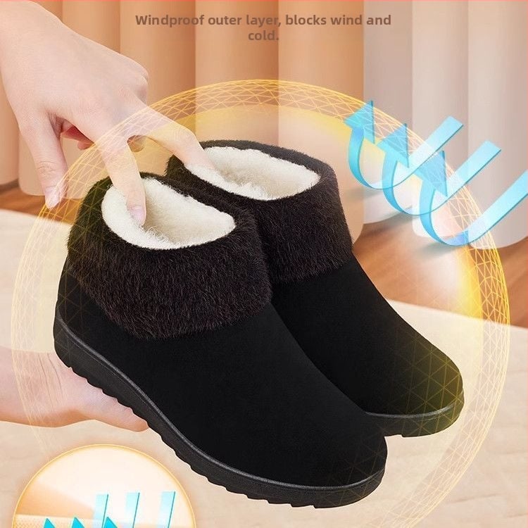 Ženske zimske platnene cipele, topla flis podstava, EVA ulošak, gumeni potplat