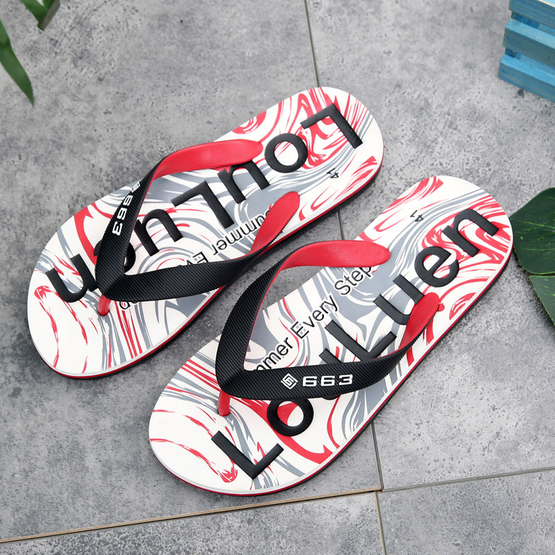 Férfi csúszásmentes PVC papucs, lélegző, nyitott lábujjú, gumírozott talp