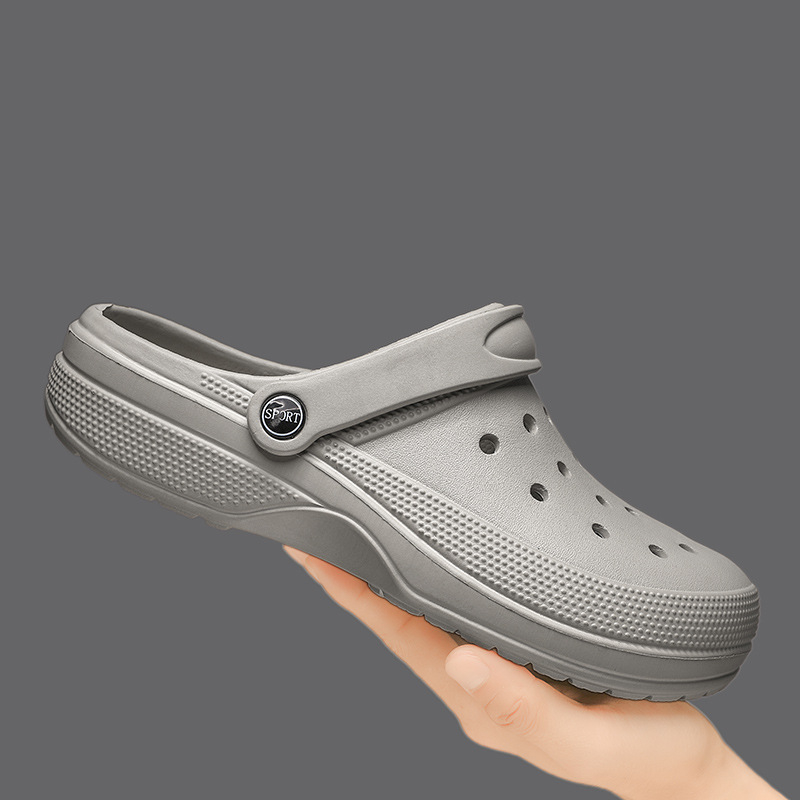 Clogs bărbați EVA cu vârf închis, EVA partea superioară și EVA talpă, injection-molded, ușor de purtat