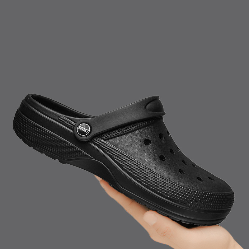 Clogs bărbați EVA cu vârf închis, EVA partea superioară și EVA talpă, injection-molded, ușor de purtat