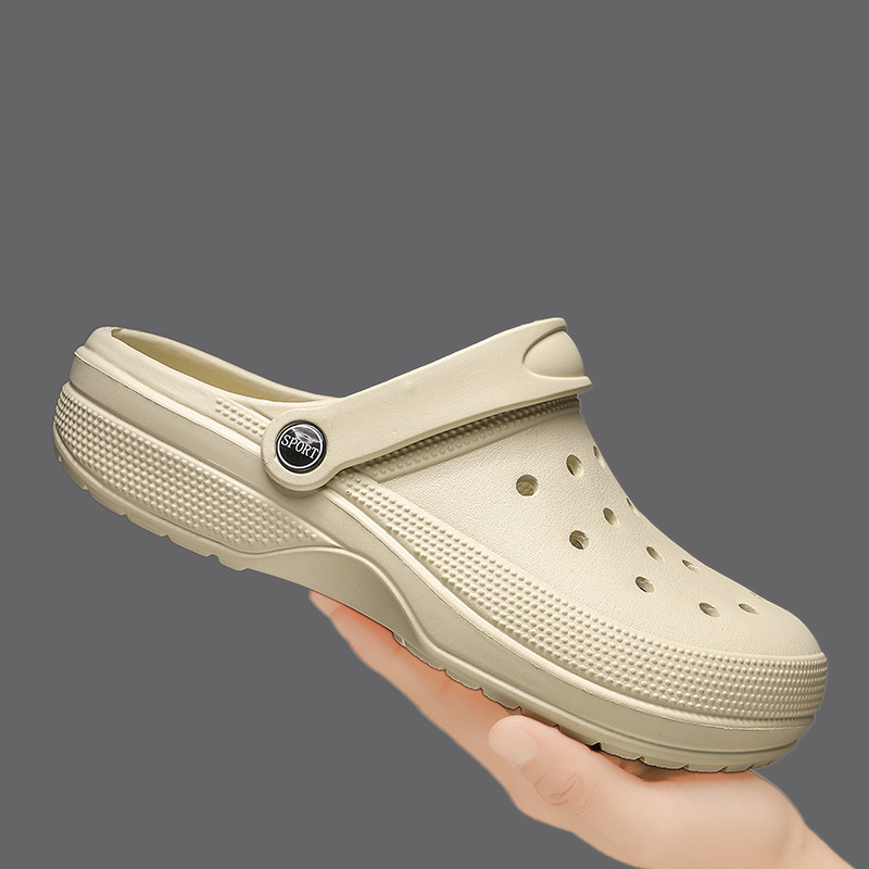 Clogs bărbați EVA cu vârf închis, EVA partea superioară și EVA talpă, injection-molded, ușor de purtat