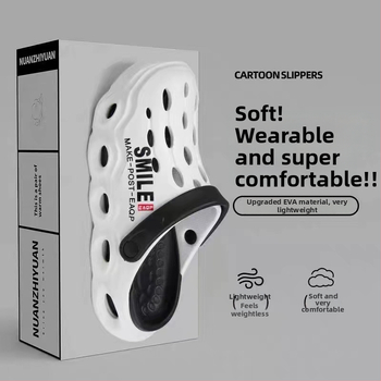 Sandale bărbați EVA cu deget închis – Pull-On, partea superioară EVA, talpă EVA, talpă turnată prin injecție