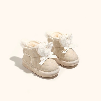 Djevojčice gležnjače s flisom, topla gornja strana od umjetne kože, korejski stil, za djecu od 1 do 6 godina.