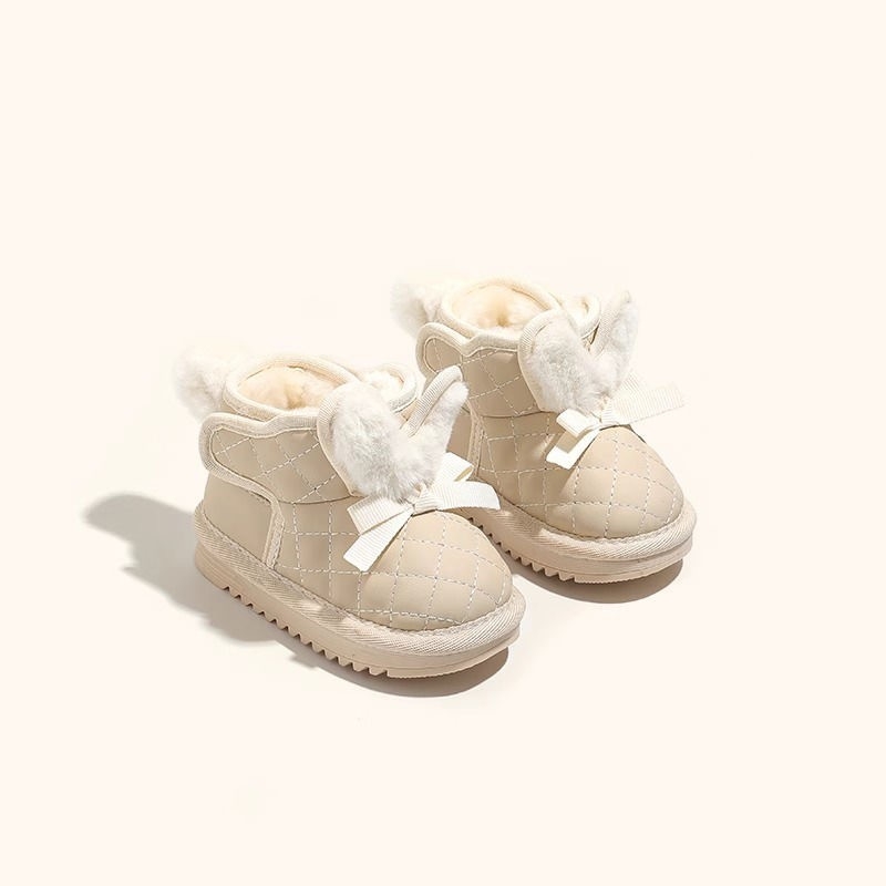 Djevojčice gležnjače s flisom, topla gornja strana od umjetne kože, korejski stil, za djecu od 1 do 6 godina.
