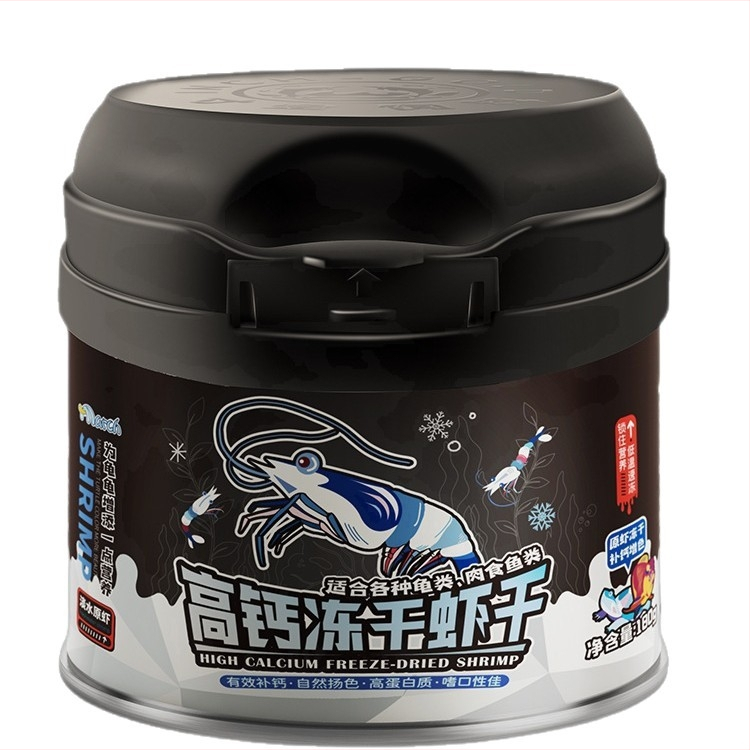 Freeze-Dried Shrimp and Turtle Food — Produkta kods: Ttm1002163511; Barība veids: Sausas kukaiņi / sausas garneles; Varianti: Akvāriju mājdzīvnieku barība