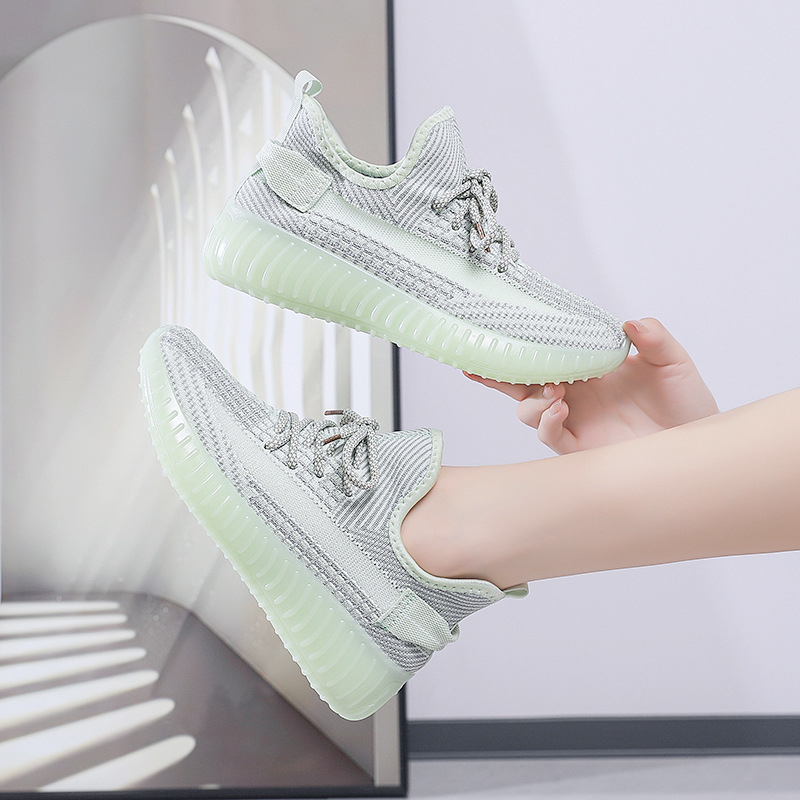 Coconut Shoes naistele, hingav PU võrgust ülemine osa, keskmine kanna 3–5 cm, süstiga kummitald, EVA sisetald