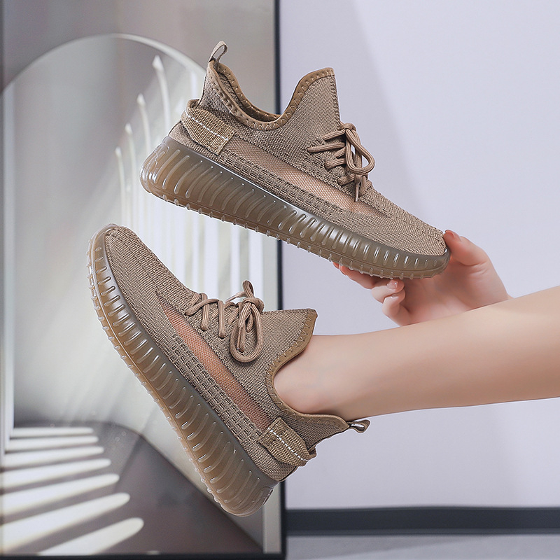 Coconut Shoes naistele, hingav PU võrgust ülemine osa, keskmine kanna 3–5 cm, süstiga kummitald, EVA sisetald