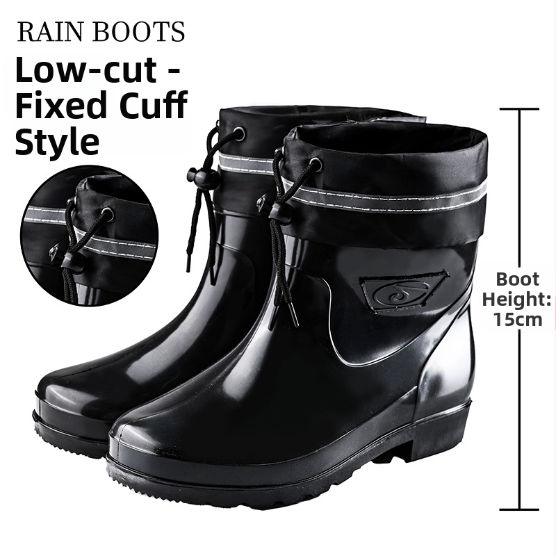 Vīriešu augstās lietus zābaki - ūdensnecaurlaidīgi, pretslīdēšana, visu sezonu, ar režģa odere, zole ar injekcijas spiediena tehnoloģiju