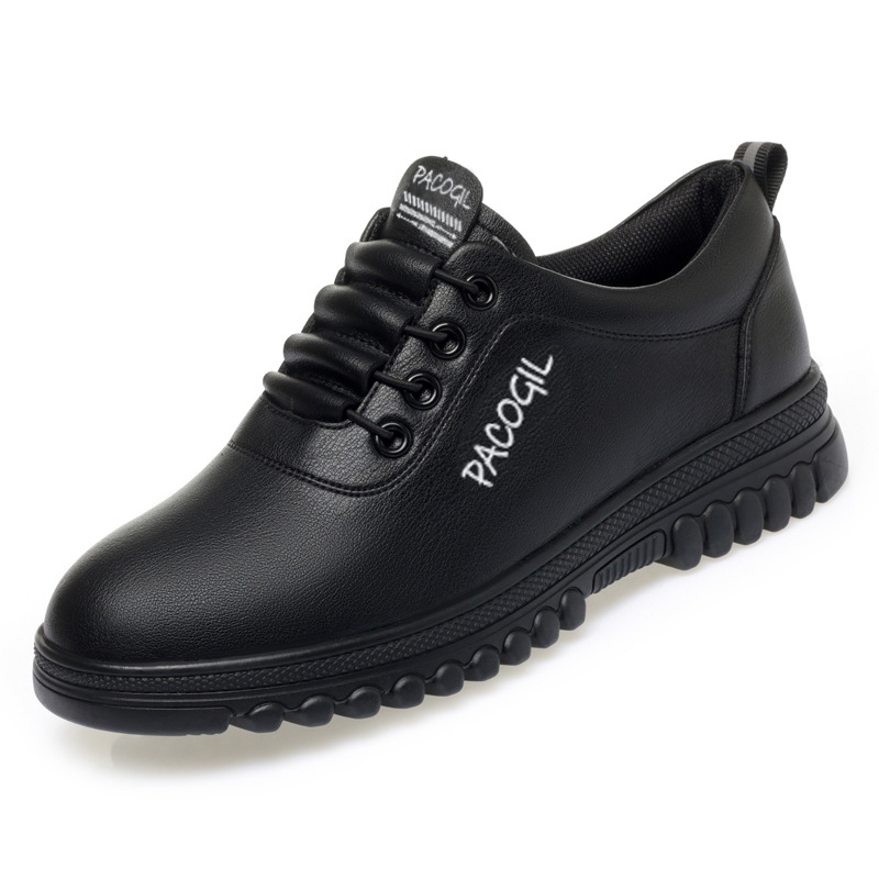 Pantofi sport casual din piele pentru femei, vârf rotund, partea superioară din fibre super, talpă din cauciuc, branț din microfibră de piele
