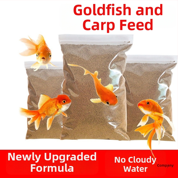 Graanulite kujuline akvaariumi kalatoit – kuldkala ja dekoratiivkalade jaoks