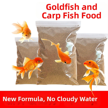 Graanulite kujuline akvaariumi kalatoit – kuldkala ja dekoratiivkalade jaoks