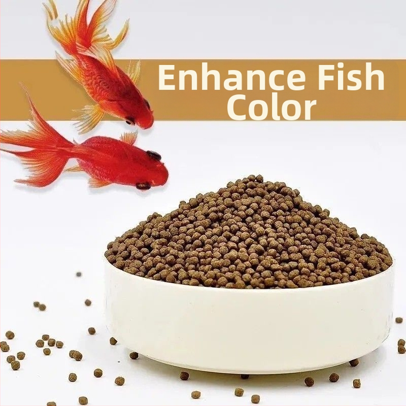 Granulēta barība akvārija zivīm – zelta zivtiņām un dekoratīvām zivīm