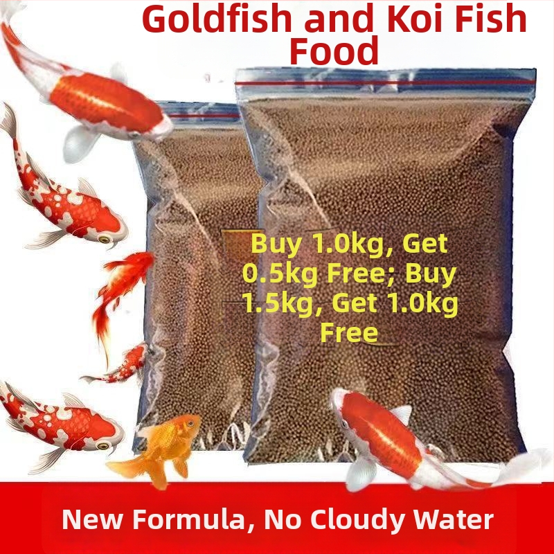 Graanulite kujuline akvaariumi kalatoit – kuldkala ja dekoratiivkalade jaoks