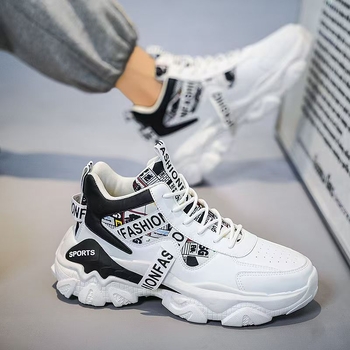 Pantofi sport casual pentru bărbați, cu partea superioară PU, căptușeală din plasă, talpă din cauciuc, vârf rotund și toc mic 1–3 cm