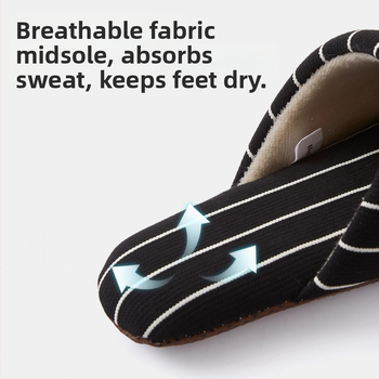 Meeste puuvillased siseruumide sussid, slip-on, vaba stiil, suve 2025 väljaanne