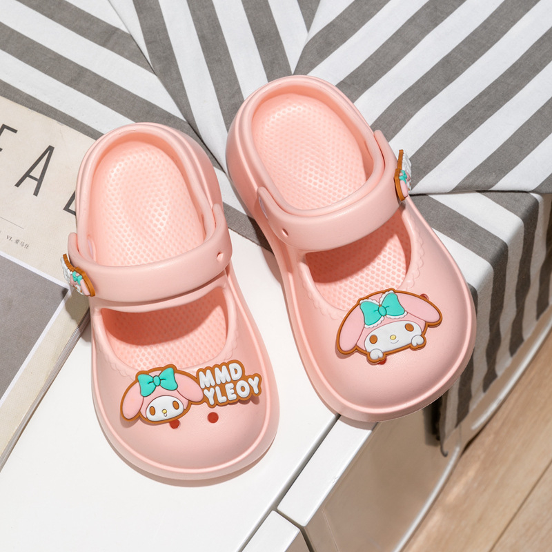 Gyerek EVA papucs, rajzfilm hercegnő-stílus, csúszásmentes talp, 1–12 éveseknek, nyár 2024