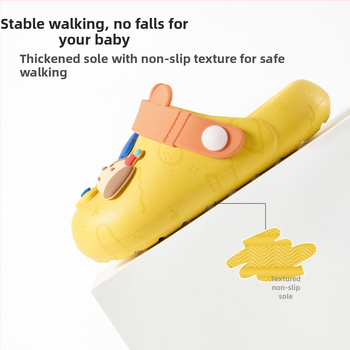 Vaikiški EVA slip-on sandalai su neslidžia minkšta padu, Nidobear Cartoon Paradise, 3-12 metų