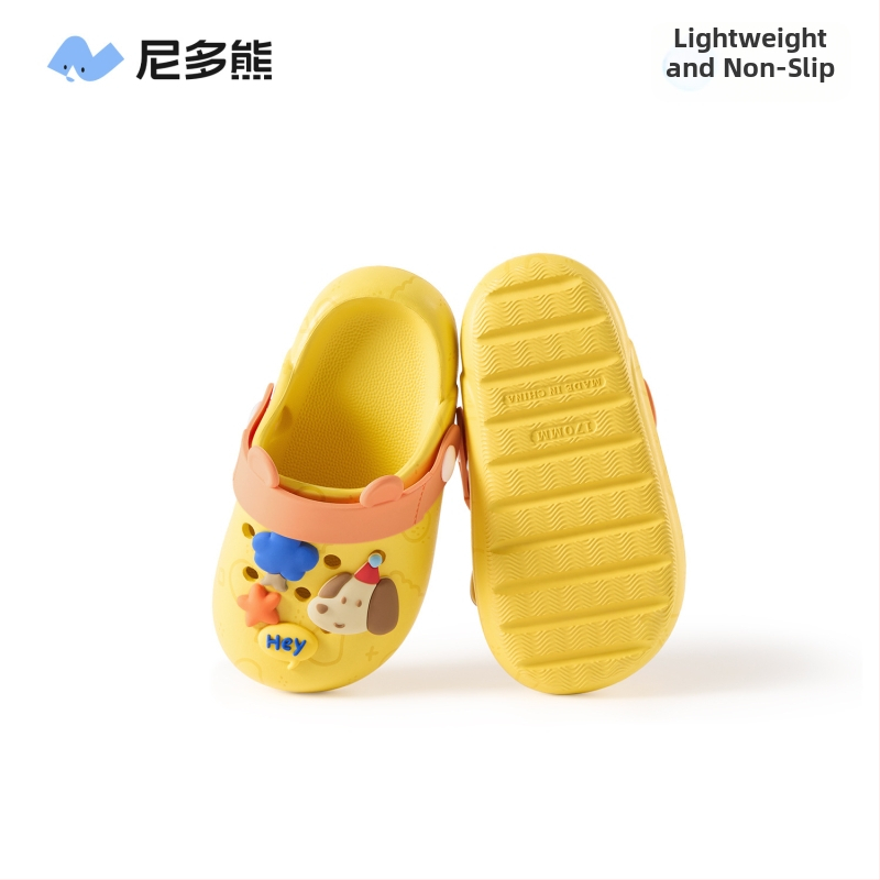 Vaikiški EVA slip-on sandalai su neslidžia minkšta padu, Nidobear Cartoon Paradise, 3-12 metų