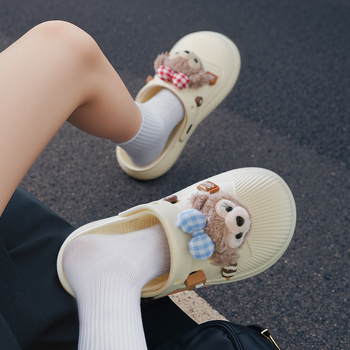 KEKE Crocs stila sieviešu slipperes ar augstu padu, EVA augšdaļa un EVA zole, 5 mm zoles biezums, iekšējai un ārējai lietošanai