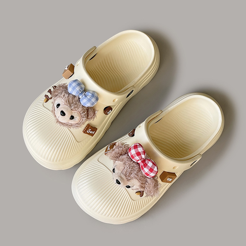 KEKE Crocs stila sieviešu slipperes ar augstu padu, EVA augšdaļa un EVA zole, 5 mm zoles biezums, iekšējai un ārējai lietošanai