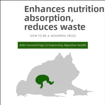 SuperRep Horned Frog Food, 50 g, 48 pakendid karbis, päritolu Guangdong, akvaariumi koduloomade toit
