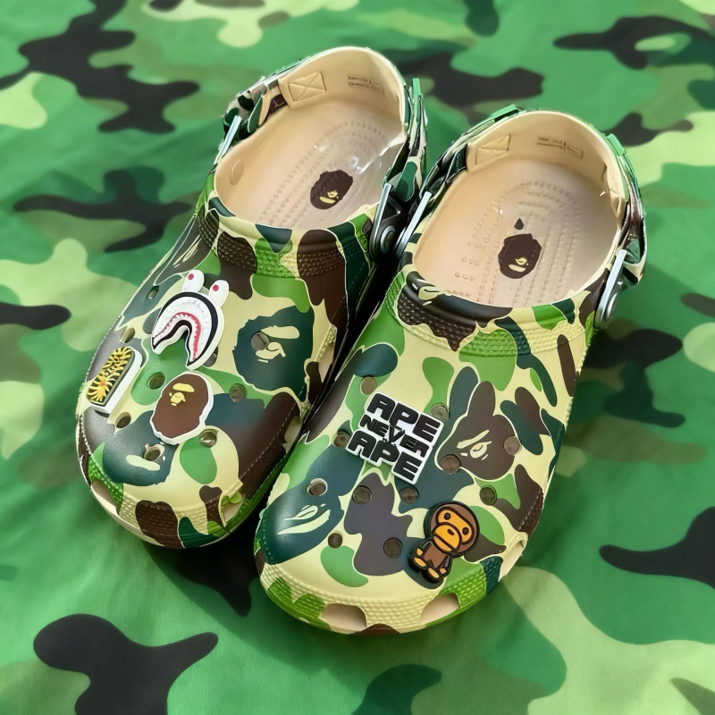 Unisex EVA sandale s kamuflažnim uzorkom, u Crocs-stilu, prozračne prozračné, za sve sezone
