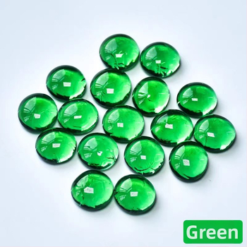 Klaasist lamedad helmed hidroponika ja akvaariumi dekoratsioonideks – maastikukivide tüüp, 500 g