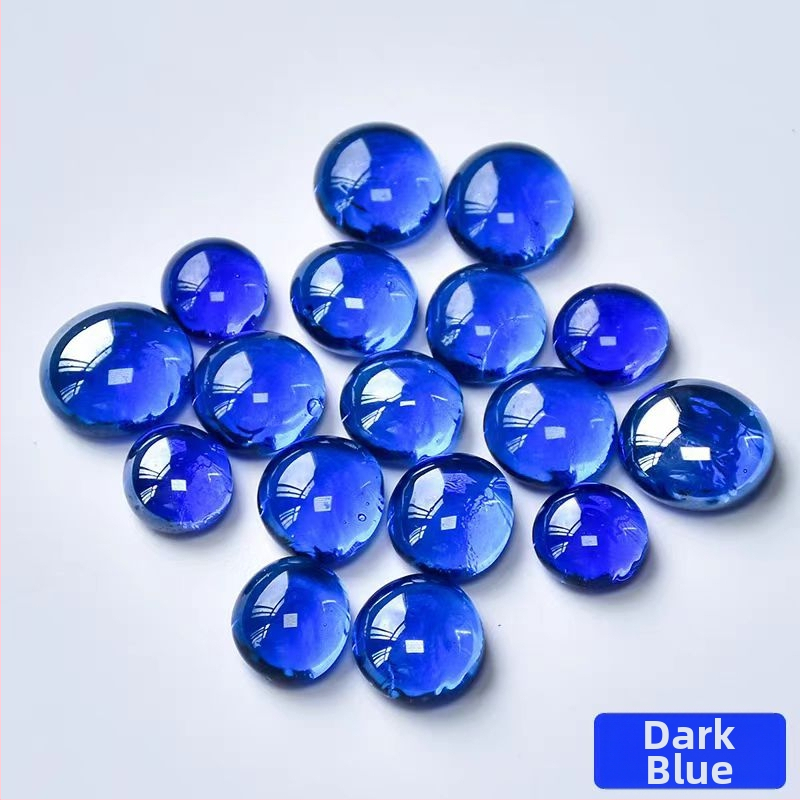 Klaasist lamedad helmed hidroponika ja akvaariumi dekoratsioonideks – maastikukivide tüüp, 500 g