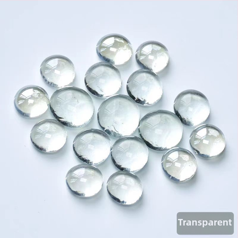 Klaasist lamedad helmed hidroponika ja akvaariumi dekoratsioonideks – maastikukivide tüüp, 500 g