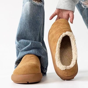 Ανδρικά σανδάλια από split δέρμα, καουτσούκ σόλα, Vulkanized κατασκευή, χαλαρό στυλ