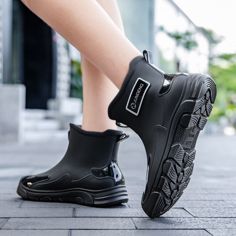 Дъждовни ботуши, унисекс, PVC горна част, пластмасова подметка, водоустойчиви