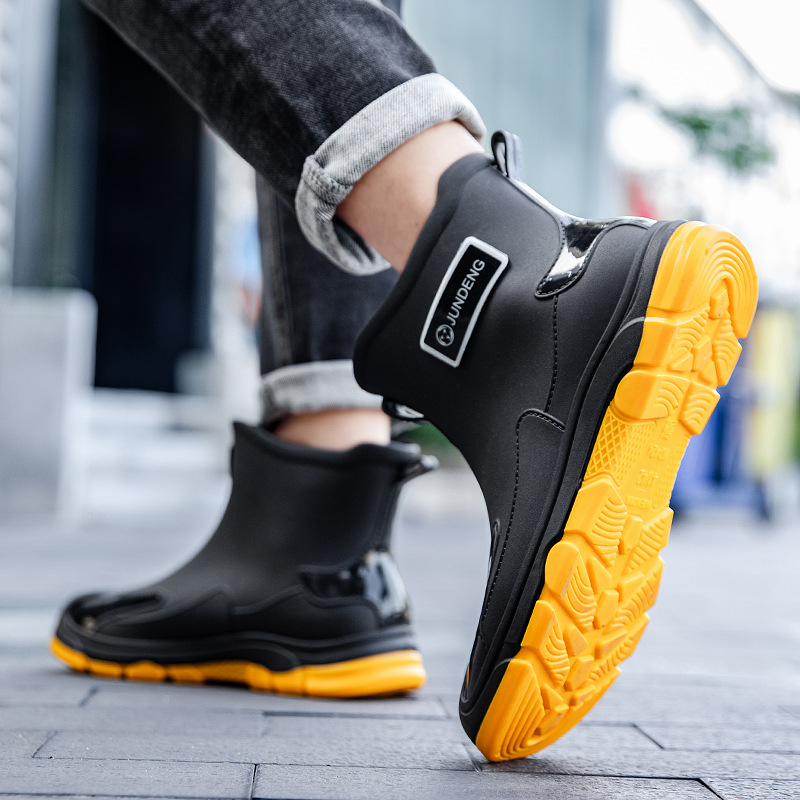 Дъждовни ботуши, унисекс, PVC горна част, пластмасова подметка, водоустойчиви